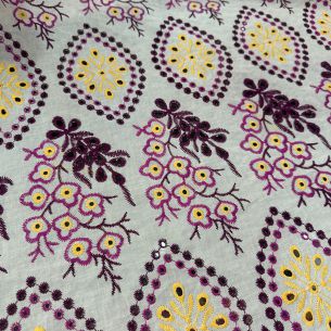 LESE DE ALGODÃO TRICOLOR ANA LUCIA • Conexão Tecidos 2