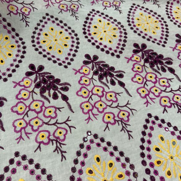 LESE DE ALGODÃO TRICOLOR ANA LUCIA • Conexão Tecidos