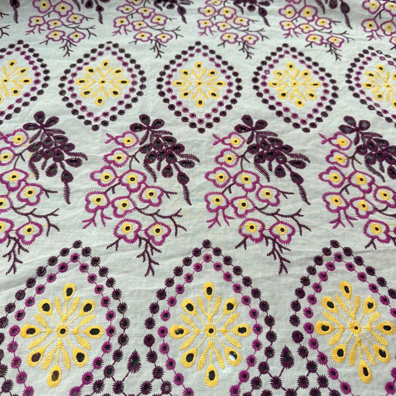 LESE DE ALGODÃO TRICOLOR ANA LUCIA • Conexão Tecidos