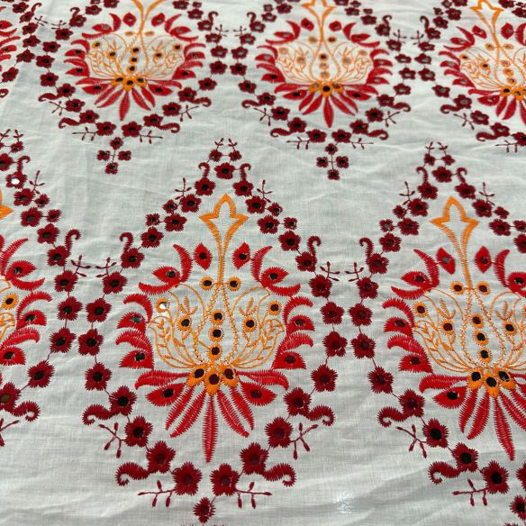 LESE DE ALGODÃO TRICOLOR ANA VITORIA • Conexão Tecidos