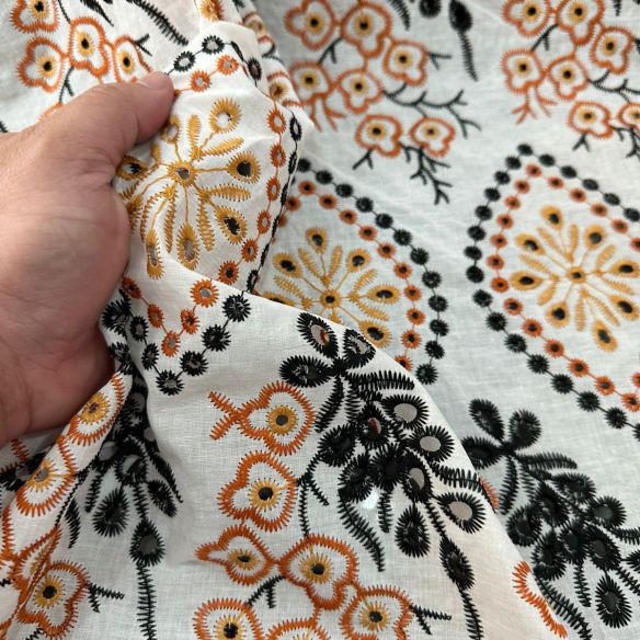 Tecido Lese De Algodão Tricolor Ana Clara • Conexão Tecidos