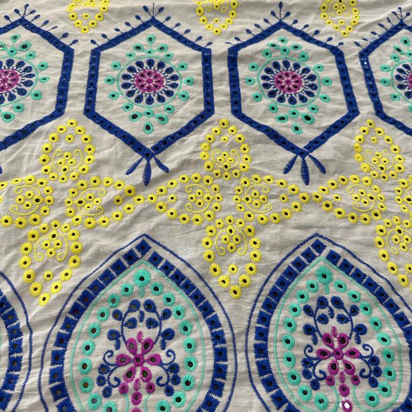 Tecido Lese De Algodão Tricolor Ana Luiza • Conexão Tecidos