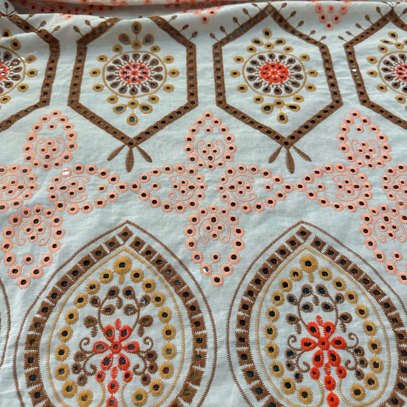 Tecido Lese De Algodão Tricolor Ana Maria • Conexão Tecidos