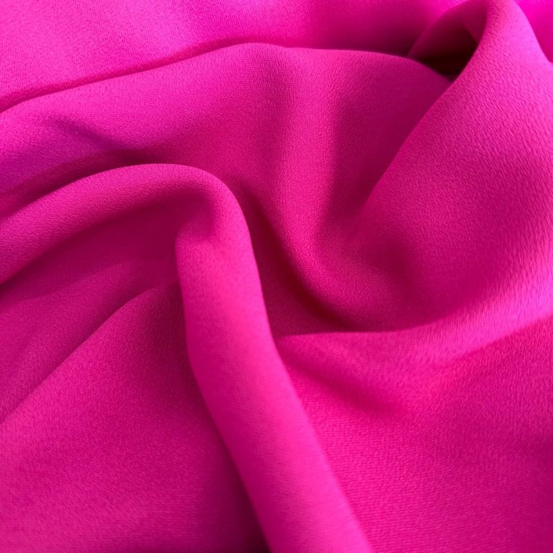 Tecido Crepe Patou Magenta • Conexão Tecidos