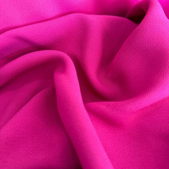 Tecido Crepe Patou Magenta • Conexão Tecidos