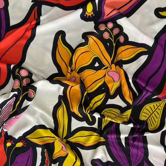 VISCOSE ESTAMPADA EXCLUSIVA. 