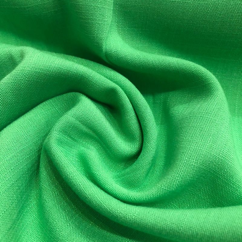 Tecido Viscolinho Liso Verde Lima • Conexão Tecidos