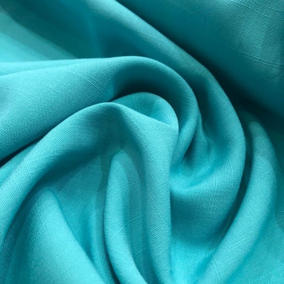 Tecido Viscolinho Liso Azul Celeste • Conexão Tecidos