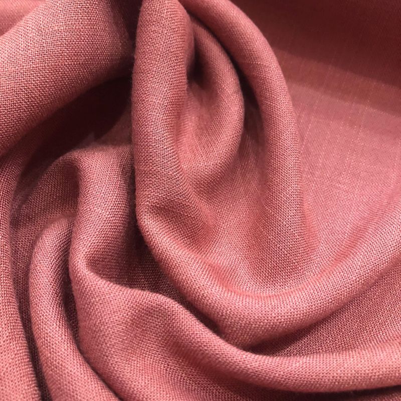 Tecido Viscolinho Liso Rose Nude • Conexão Tecidos