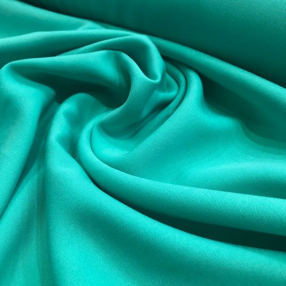 Tecido Viscose Lisa Premium Verde Turquesa • Conexão Tecidos