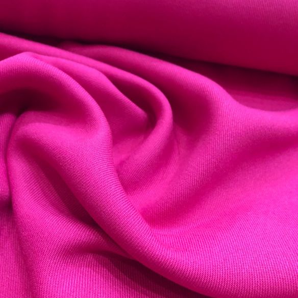 Tecido Viscose Lisa Premium Rosa Chiclete • Conexão Tecidos
