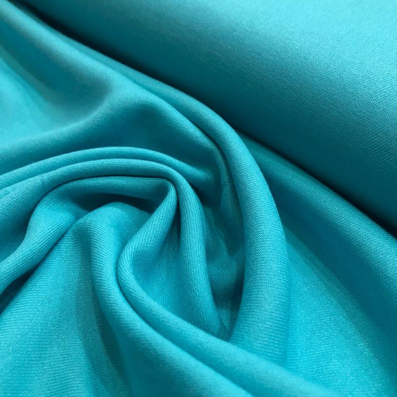 Tecido Viscose Lisa Premium Turquesa • Conexão Tecidos