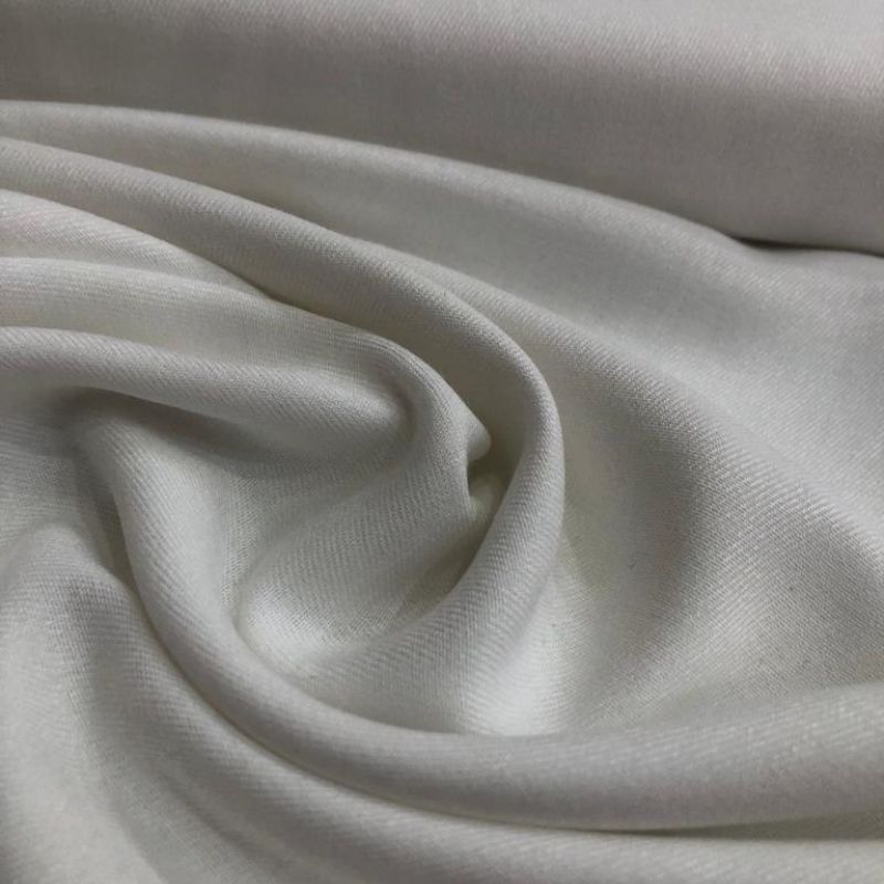 Tecido Viscose Lisa Premium Branca • Conexão Tecidos