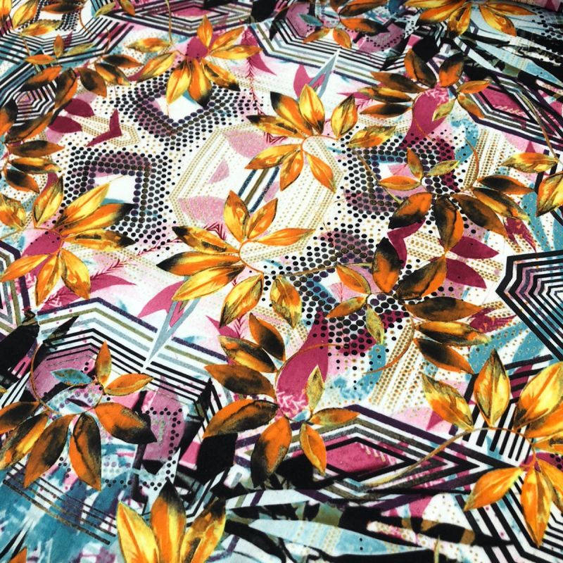 Tecido Sarja Acetinada Estampada Ii • Conexão Tecidos