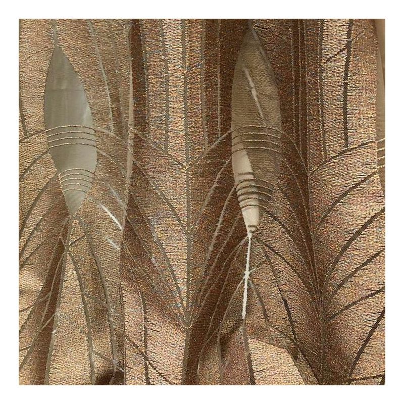 TULE BORDADO DOURADO ARABESCO • Conexão Tecidos