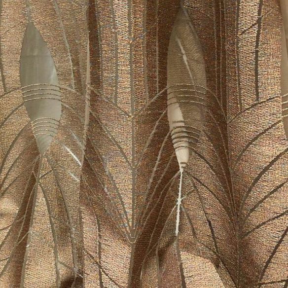 Tecido Tule Bordado Dourado Arabesco • Conexão Tecidos