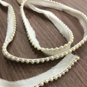 Aviamento Fita de Pérolas • Conexão Tecidos