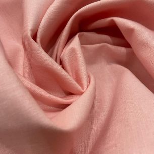 TECIDO CAMBRAIA DE LINHO PURO SALMÃO • Conexão Tecidos