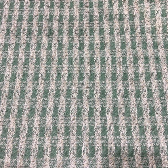 TECIDO TWEED DE MALHA VERDE ÁGUA • Conexão Tecidos