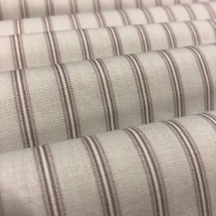 TECIDO TRICOLINE LISTRAS CINZAS • Conexão Tecidos