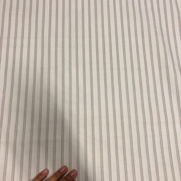 TECIDO TRICOLINE LISTRAS CINZAS • Conexão Tecidos