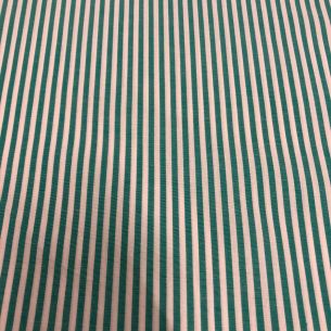 TECIDO TRICOLINE FIO TINTO LISTRAS VERDES • Conexão Tecidos 2