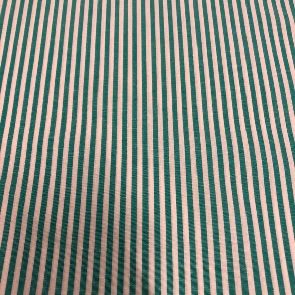 TECIDO TRICOLINE FIO TINTO LISTRAS VERDES • Conexão Tecidos