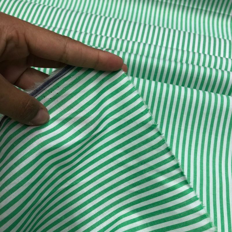 TECIDO TRICOLINE FIO TINTO LISTRAS LIMA • Conexão Tecidos