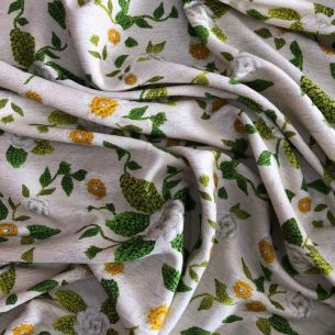 TECIDO DE LINHO MISTO JARDIM DE ROSAS • Conexão Tecidos 2