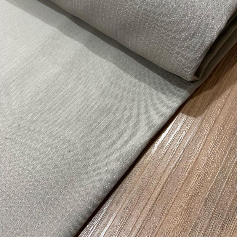 Tecido Alfaitaria Cinza com Listras • Conexão Tecidos