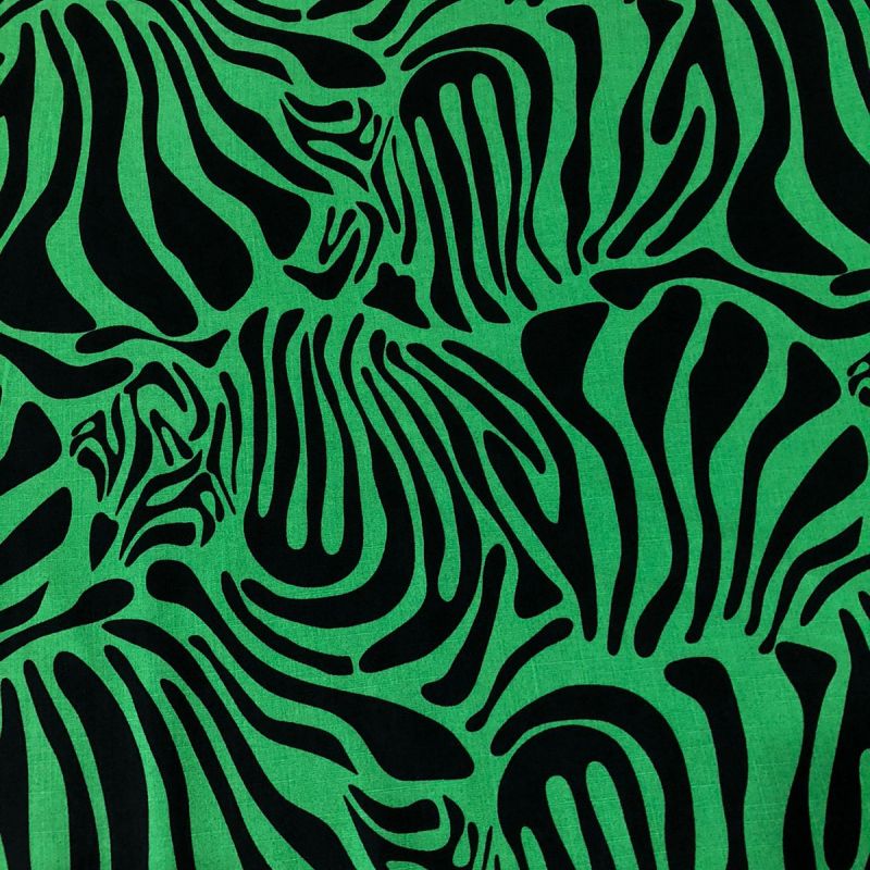 Tecido Viscolinho Tigrado Verde - Conexão Tecidos