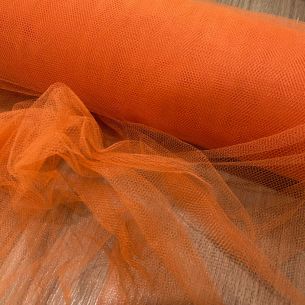TULE COMUM LARANJA • Conexão Tecidos