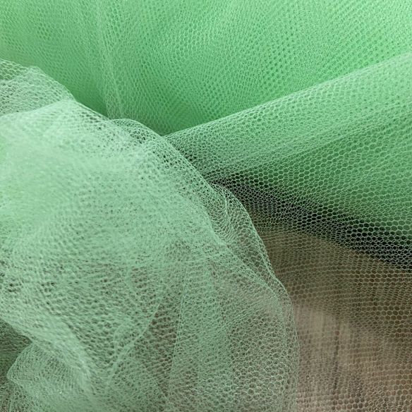 Tecido Tule Comum Verde Água • Conexão Tecidos
