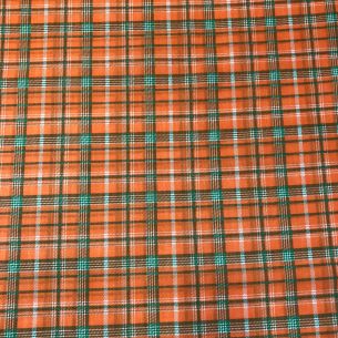 CHITA XADREZ LARANJA E VERDE • Conexão Tecidos