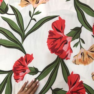 Tecido Viscose Floral Lily • Conexão Tecidos 2