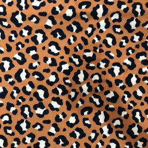 Tecido Viscose Animal Print Sarjada • Conexão Tecidos