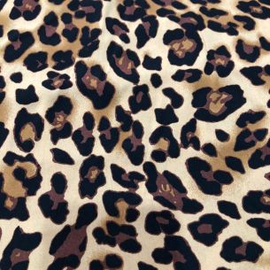 Tecido Viscose Estampada Animal Print • Conexão Tecidos