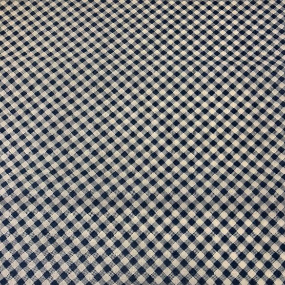 Tecido Chita Quadriculada Azul Marinho • Conexão Tecidos