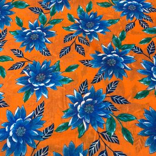 CHITA FLORAL CRAVO • Conexão Tecidos