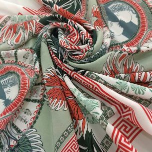 CREPE DE CHINE ESTAMPADO FANTASIA QUADROS 2 • Conexão Tecidos 2