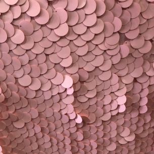 Tecido Maxi Paetê Rosa Bebê. 