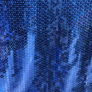 Tecido Paetê Azul Bic • Conexão Tecidos