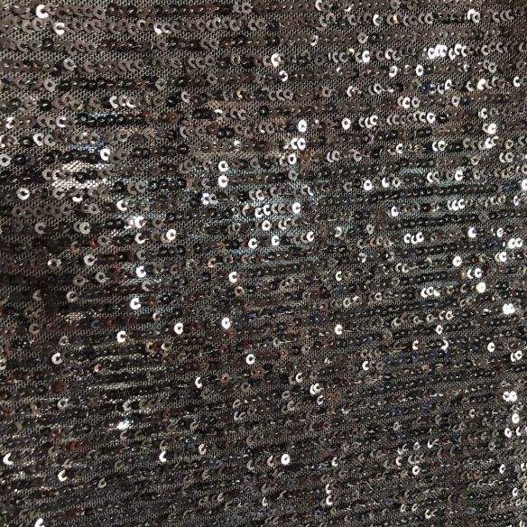 Tecido Paetê Preto • Conexão Tecidos