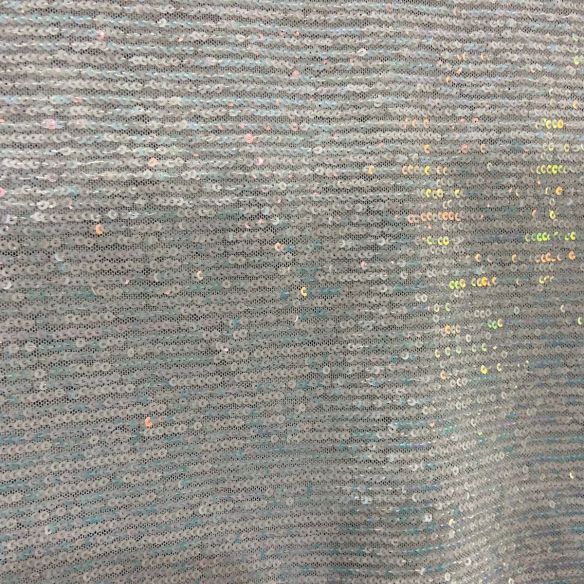 Tecido Paetê Branco Holográfico • Conexão Tecidos