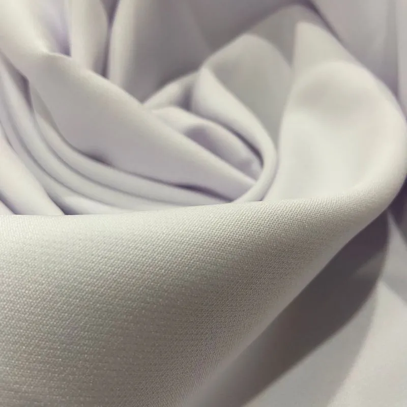 Tecido Crepe Carolina Branco - Conexão Tecidos