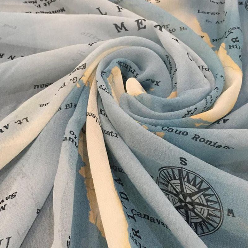 Tecido Musseline De Seda Estampa Exclusiva • Conexão Tecidos