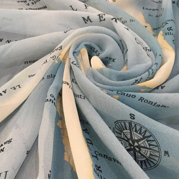 Tecido Musselina De Seda Estampa Exclusiva • Conexão Tecidos