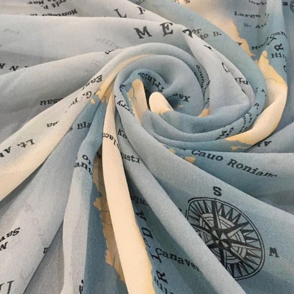 Tecido Musseline De Seda Estampa Exclusiva • Conexão Tecidos