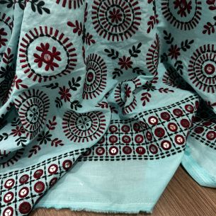 LESE DE ALGODÃO BICOLOR BARRADO • Conexão Tecidos