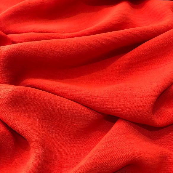 CREPE DUNA (AIR FLOW) LARANJA • Conexão Tecidos